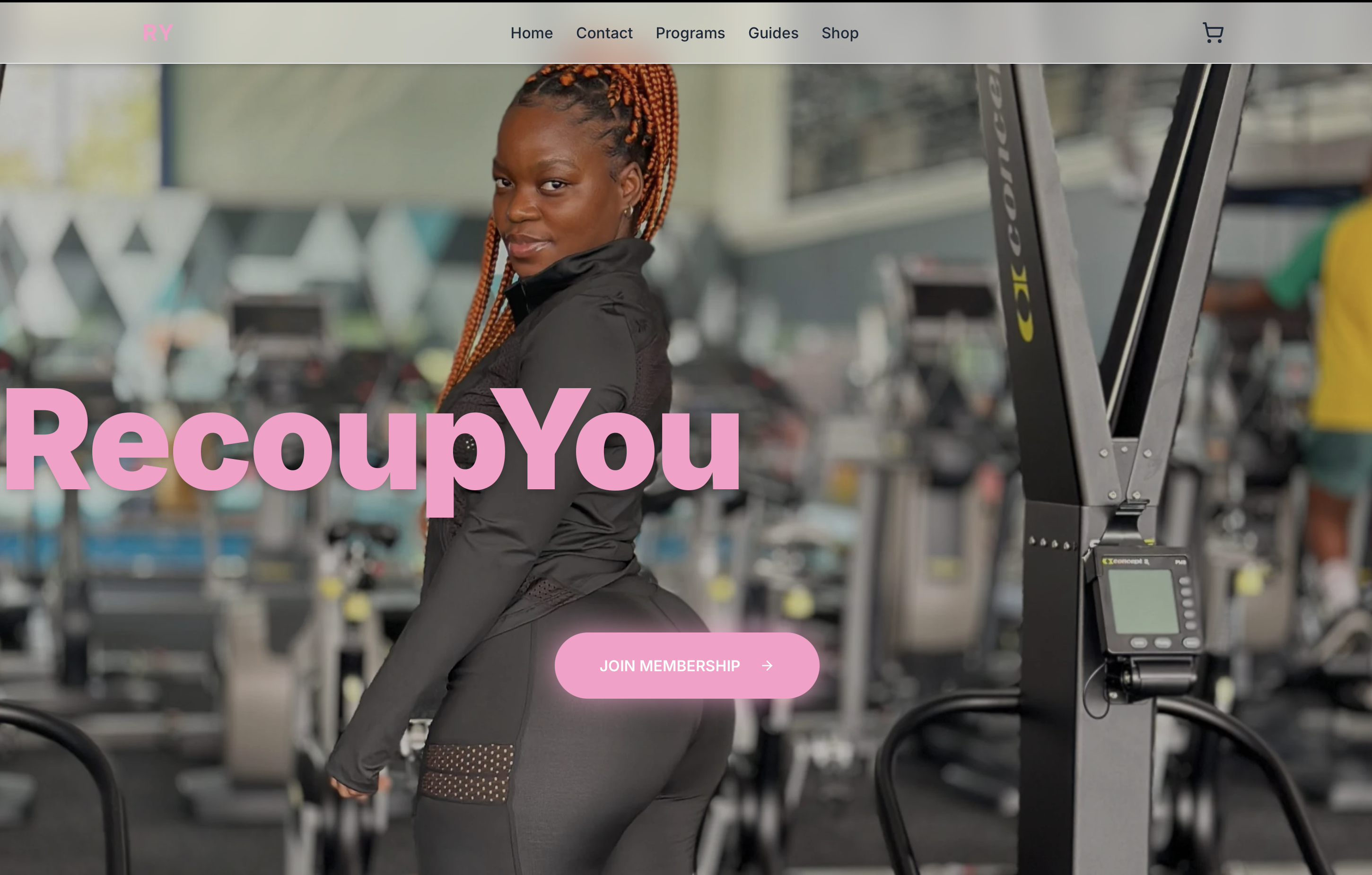 RecoupYou fitness membership website